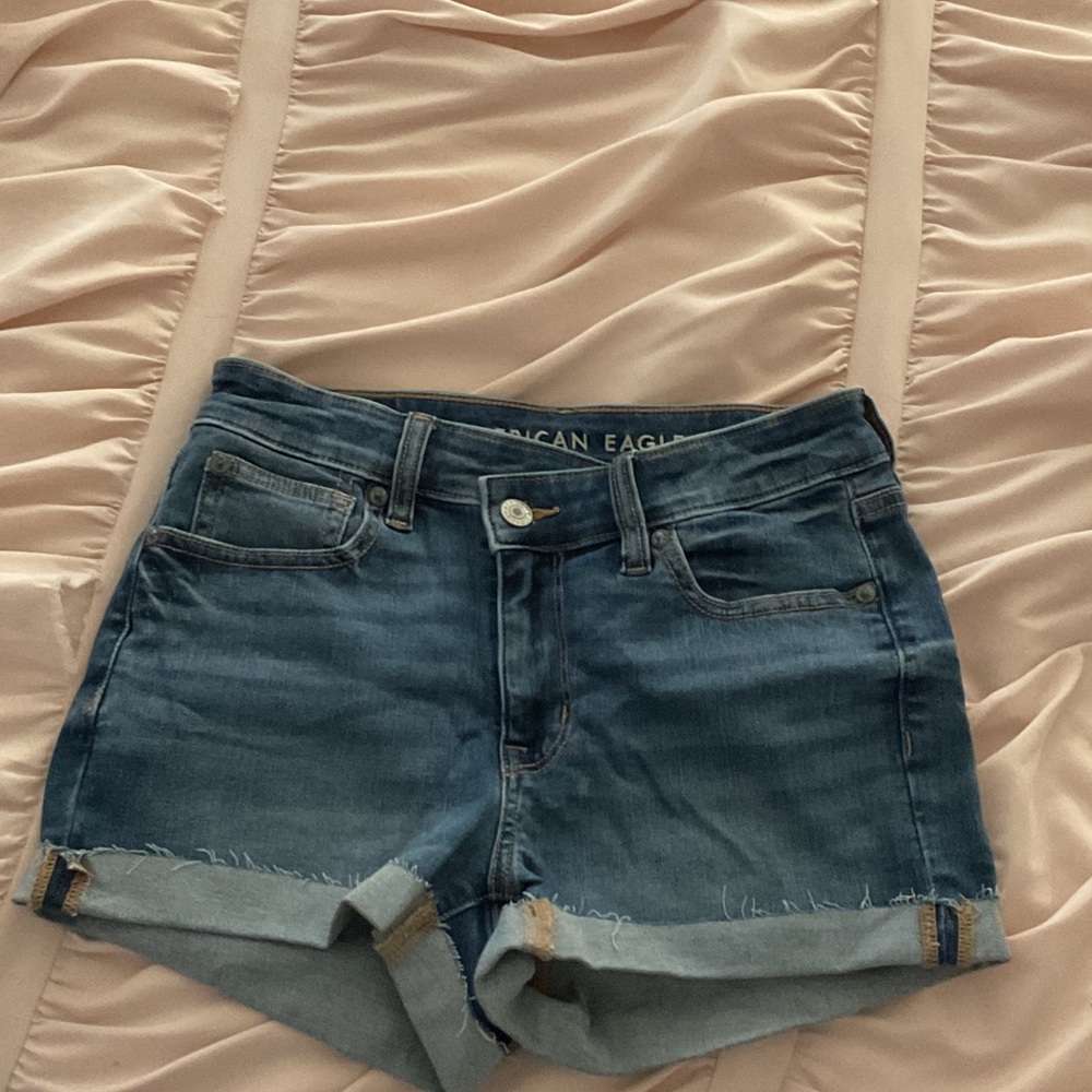 American Eagle Outfitters Dark Blue Jean Shorts